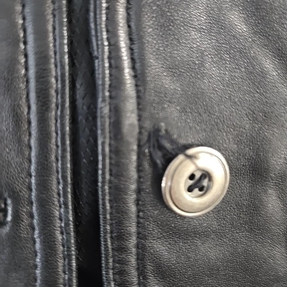 The Limited Black Leather Women's‎ Vest Size Medium M Vintage Y2K - Picture 10 of 10
